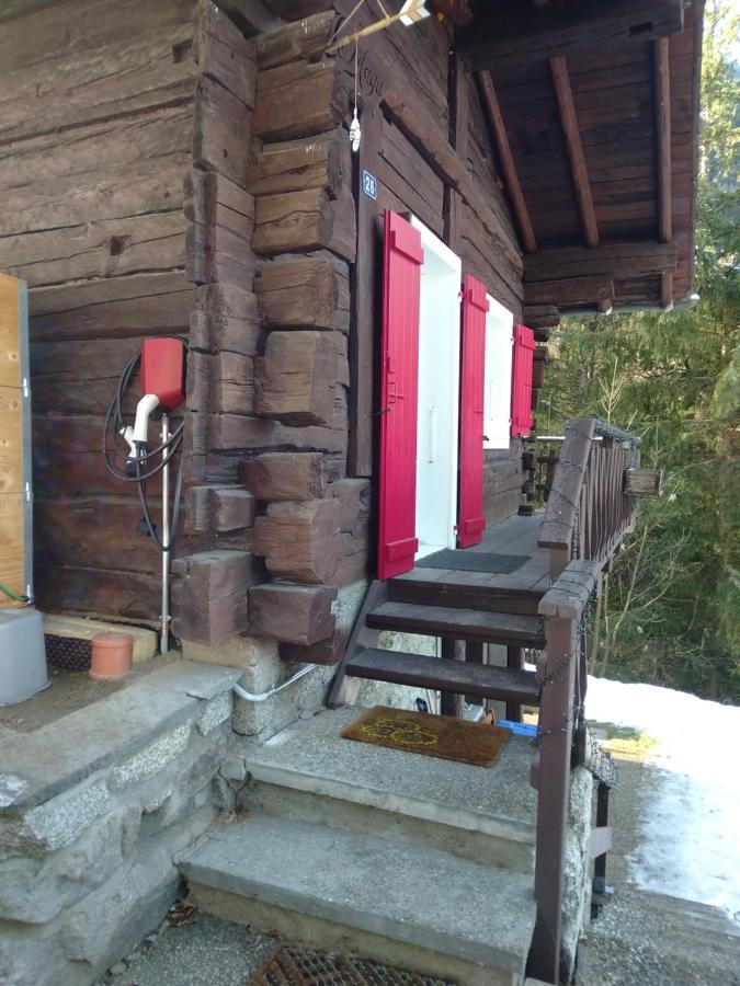 Petit chalet rustique et bucolique Bovernier Extérieur photo